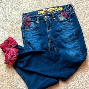 Desigual jeans from Spain. Like new. Size 24